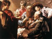 TERBRUGGHEN, Hendrick The Calling of St Matthew t oil painting reproduction